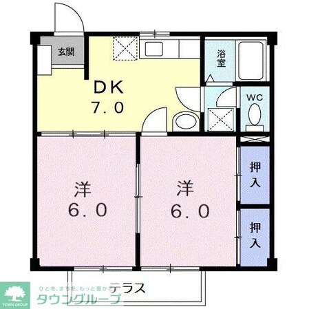 エスベールの物件間取画像